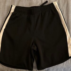 Lands' End girls Black and White uniform Shorts sz L